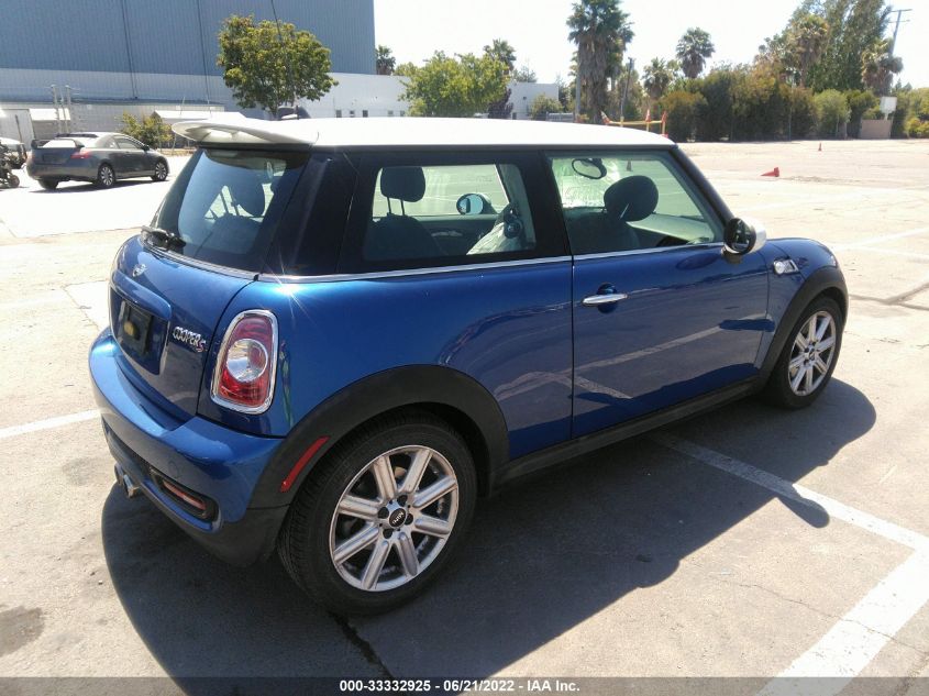 2013 MINI COOPER HARDTOP S WMWSV3C58DT391595