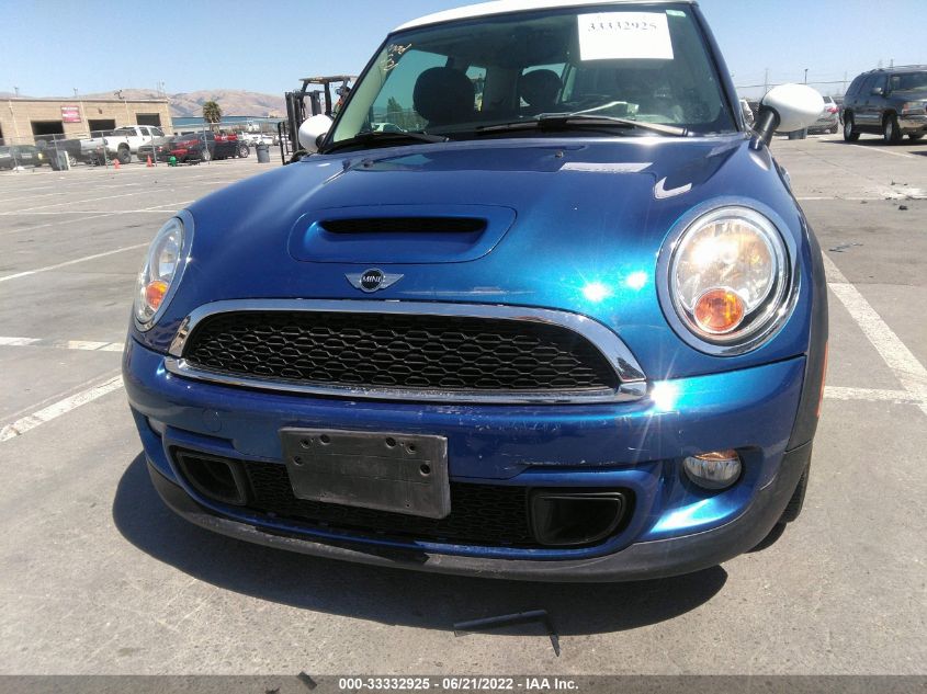 2013 MINI COOPER HARDTOP S WMWSV3C58DT391595