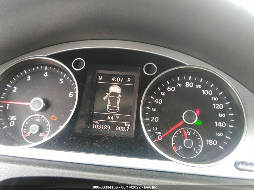 2013 VOLKSWAGEN CC SPORT PLUS WVWBN7AN3DE506685
