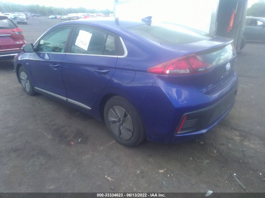 2020 HYUNDAI IONIQ HYBRID SE KMHC75LC7LU201298