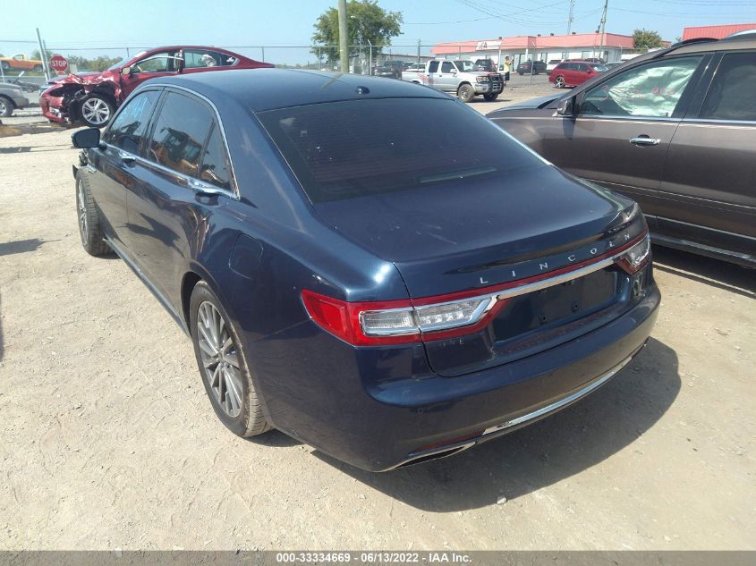 2017 LINCOLN CONTINENTAL SELECT 1LN6L9SK6H5612587