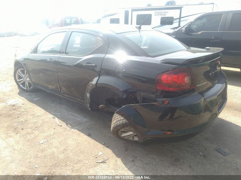 2013 DODGE AVENGER SE V6 1C3CDZAG4DN541129