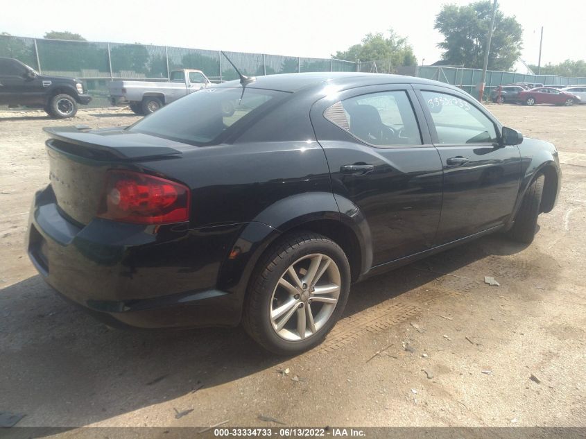 2013 DODGE AVENGER SE V6 1C3CDZAG4DN541129