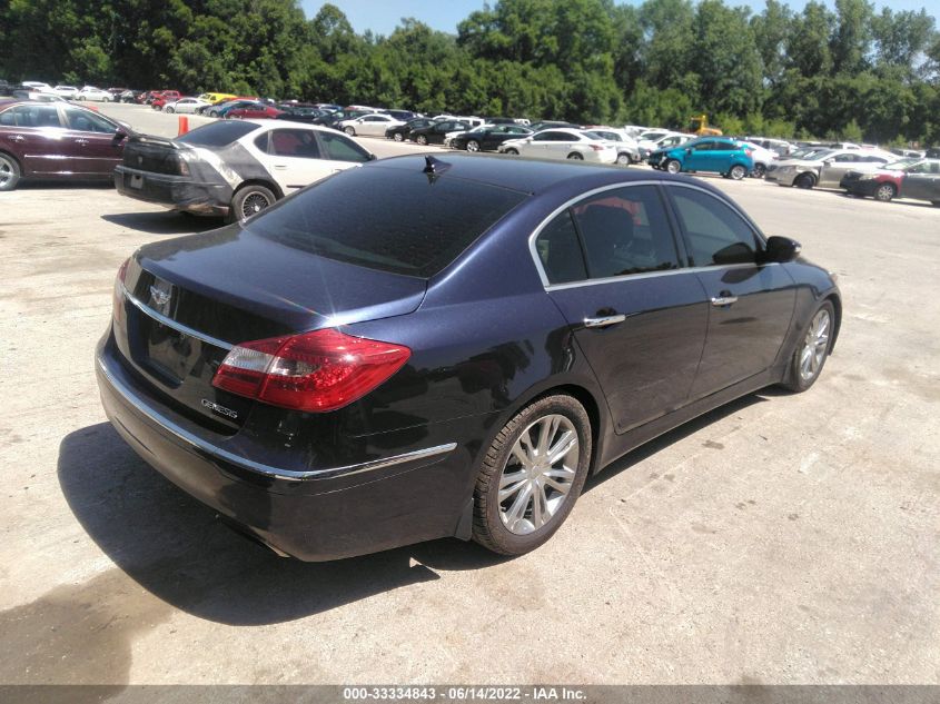 2013 HYUNDAI GENESIS 3.8L KMHGC4DD9DU214036