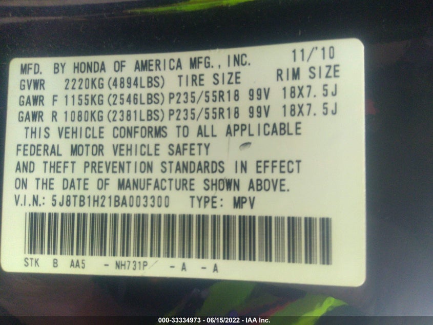 Acura Rdx 2011
