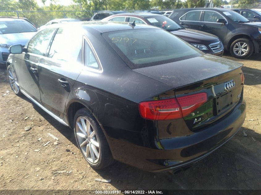 2015 AUDI A4 PREMIUM PLUS WAUFFAFL6FN044576