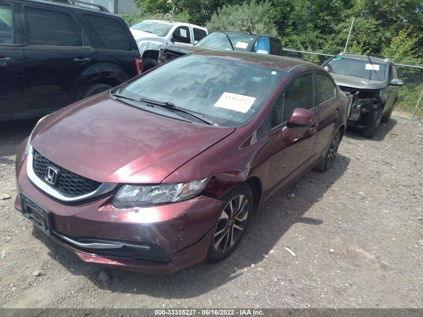 2013 HONDA CIVIC SDN EX 19XFB2F89DE010794