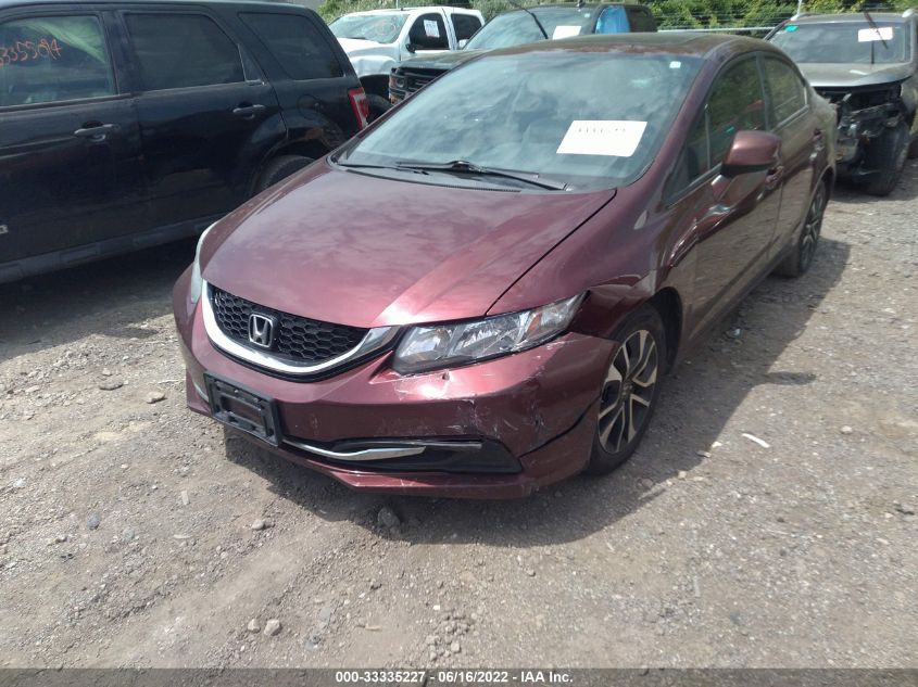 2013 HONDA CIVIC SDN EX 19XFB2F89DE010794