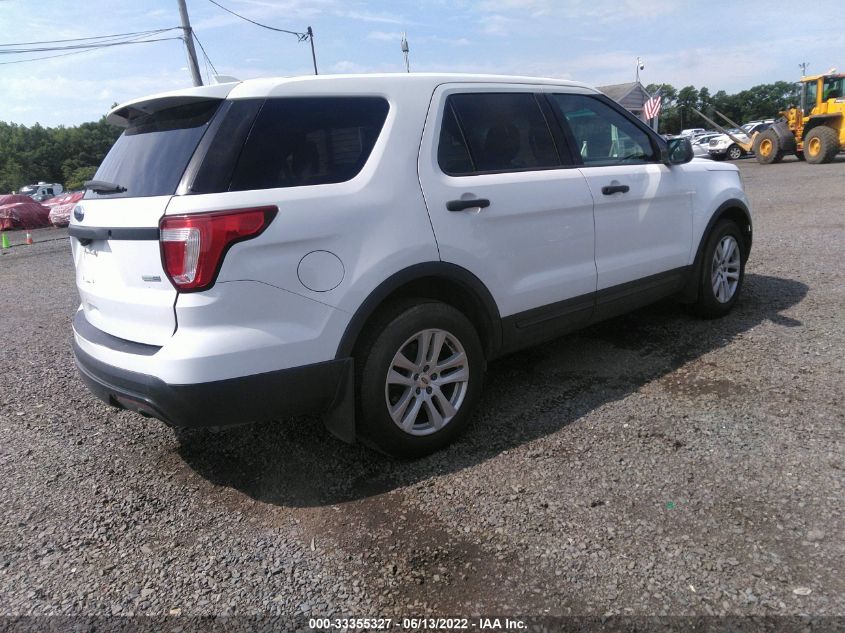 2016 FORD UTILITY POLICE 1FM5K8AR5GGC67546