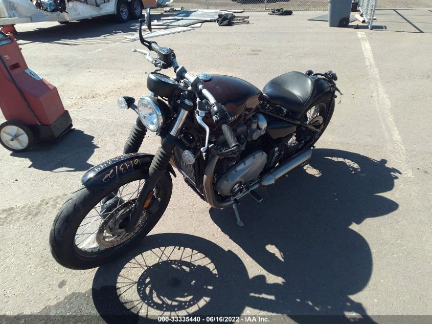 2017 TRIUMPH MOTORCYCLE BONNEVILLE BOBBER SMTD42HL5HT817086