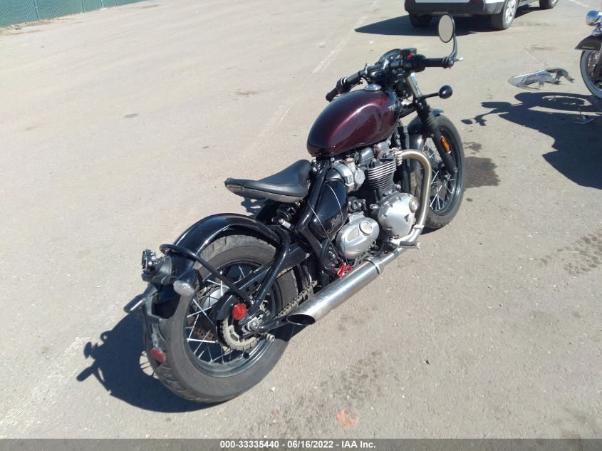 2017 TRIUMPH MOTORCYCLE BONNEVILLE BOBBER SMTD42HL5HT817086