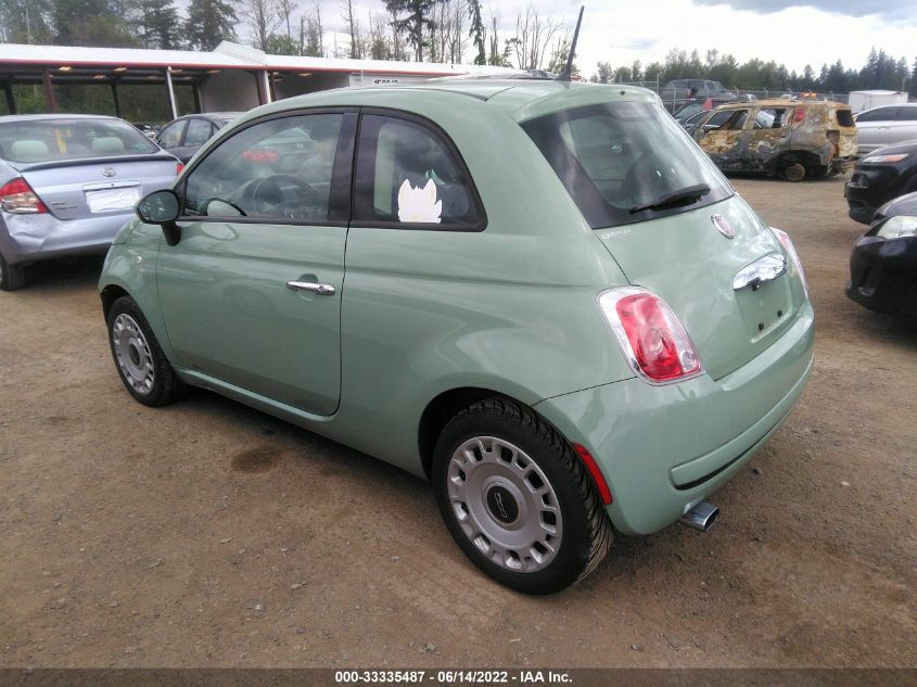 2014 FIAT 500 POP 3C3CFFAR7ET291722