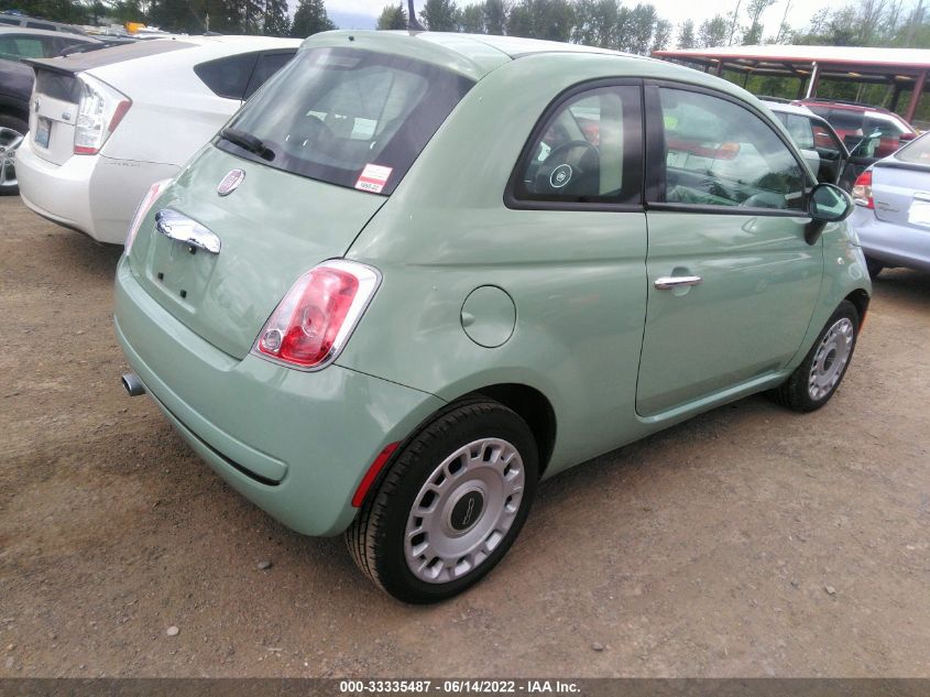 2014 FIAT 500 POP 3C3CFFAR7ET291722