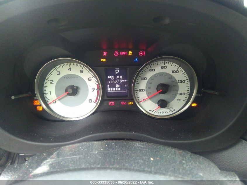 2014 SUBARU IMPREZA WAGON 2.0I LIMITED JF1GPAH67E8226883