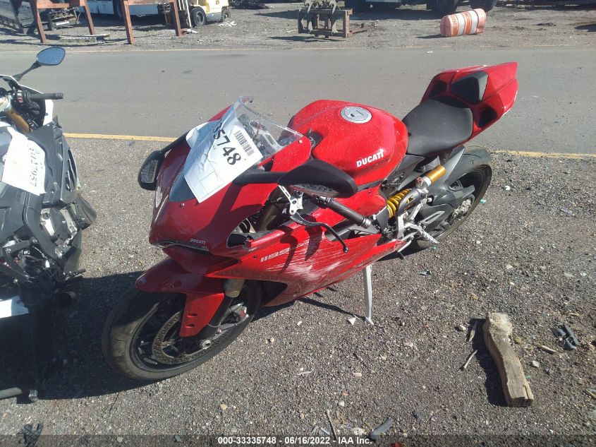 2014 DUCATI SUPERBIKE 1199 PANIGALE/S ZDM14BPW3EB019303