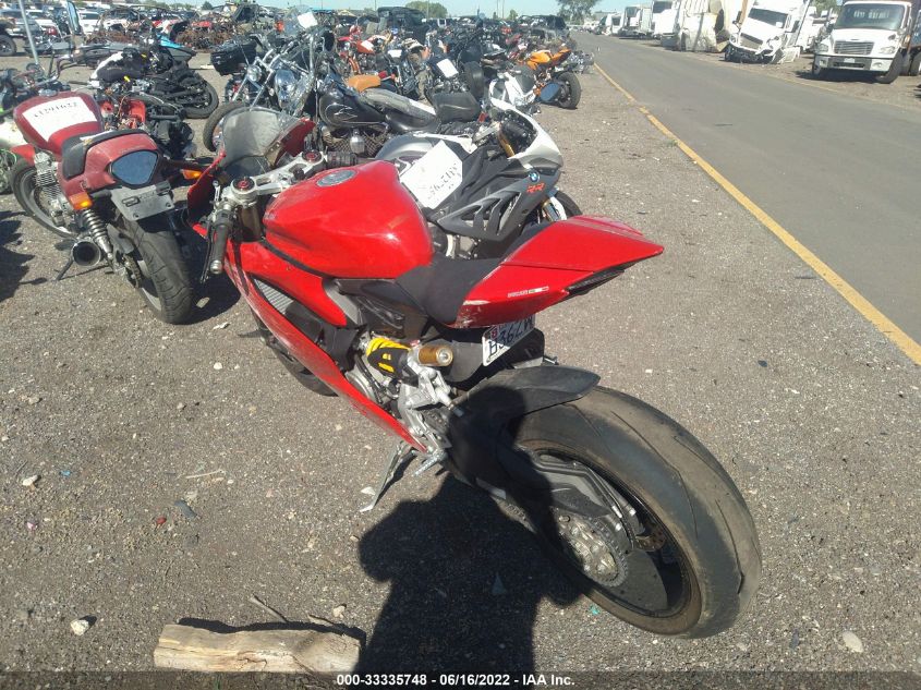 2014 DUCATI SUPERBIKE 1199 PANIGALE/S ZDM14BPW3EB019303