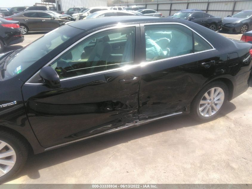2013 TOYOTA CAMRY HYBRID LE/XLE 4T1BD1FK4DU069005