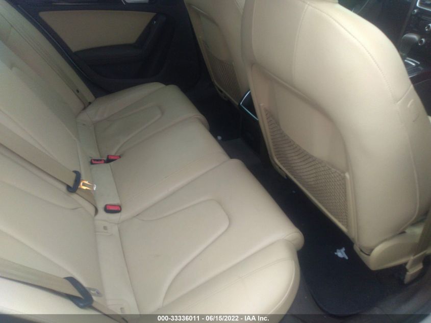 2013 AUDI A4 PREMIUM WAUBFAFL9DA160387