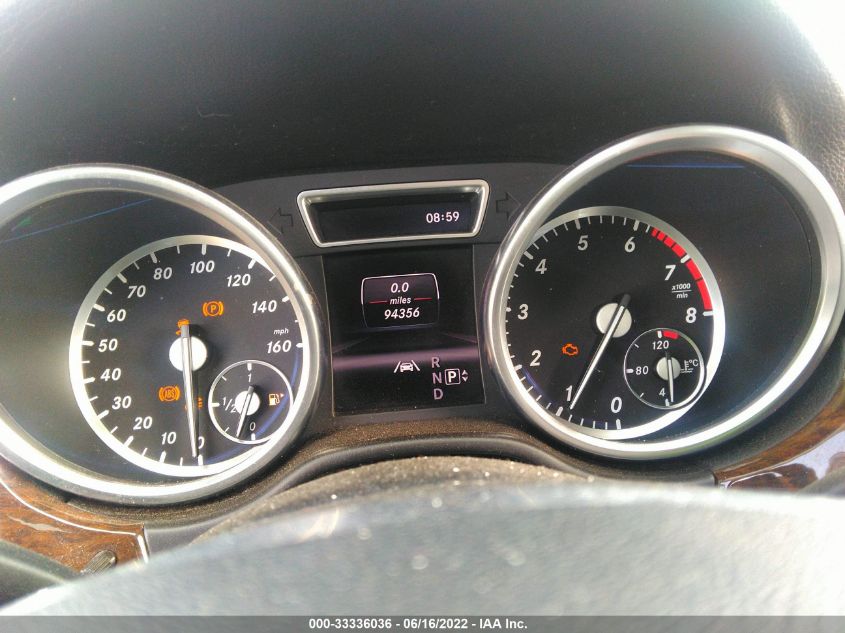 2013 MERCEDES-BENZ M-CLASS ML 350 4JGDA5JB1DA233974