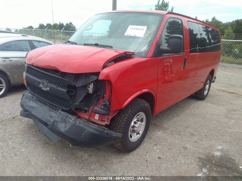 2013 CHEVROLET EXPRESS PASSENGER LS 1GAWGPFA8D1176012