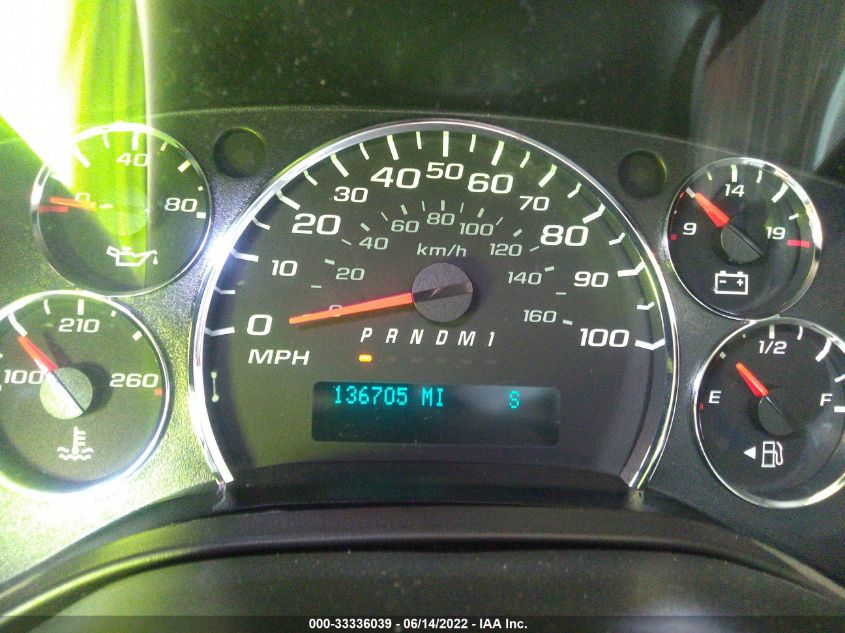 2013 CHEVROLET EXPRESS PASSENGER LS 1GAWGPFA8D1176012
