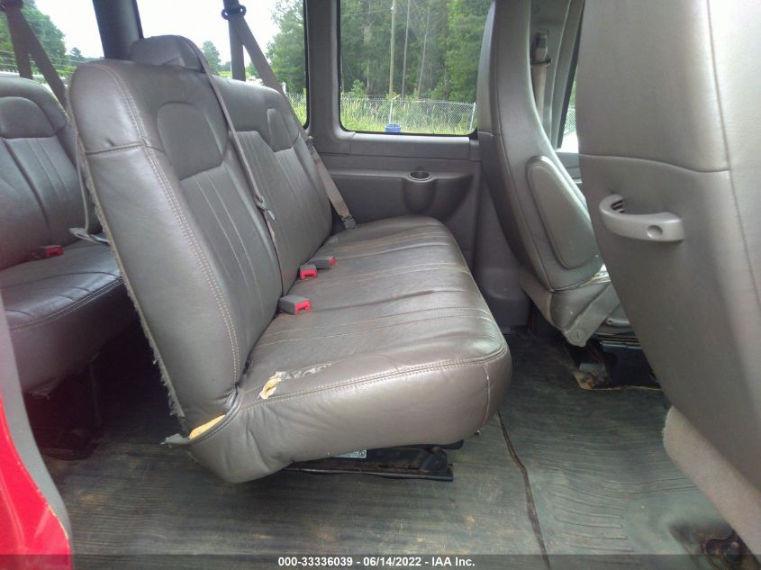 2013 CHEVROLET EXPRESS PASSENGER LS 1GAWGPFA8D1176012