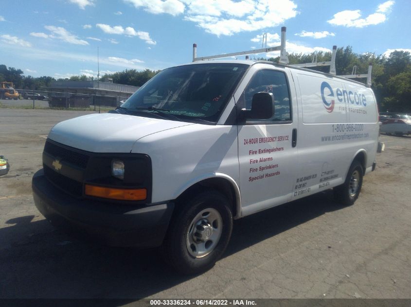 2016 CHEVROLET EXPRESS CARGO VAN 1GCWGAFF9G1149910