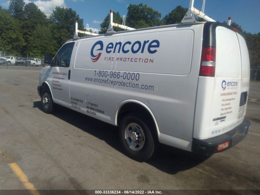 2016 CHEVROLET EXPRESS CARGO VAN 1GCWGAFF9G1149910