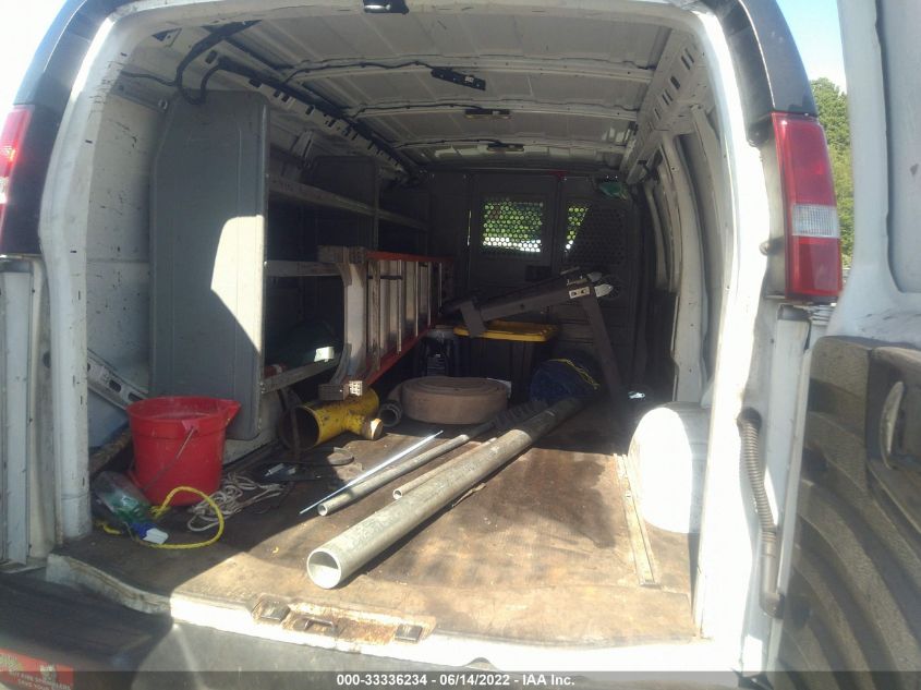 2016 CHEVROLET EXPRESS CARGO VAN 1GCWGAFF9G1149910