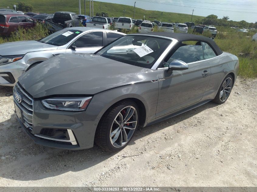 2019 AUDI S5 CABRIOLET PRESTIGE WAU24GF5XKN011020