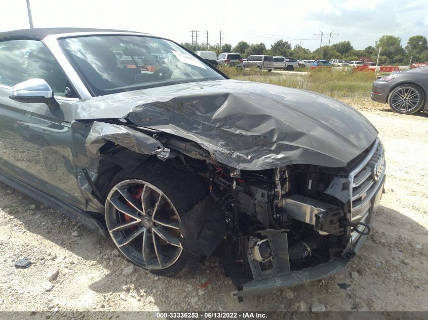 2019 AUDI S5 CABRIOLET PRESTIGE WAU24GF5XKN011020