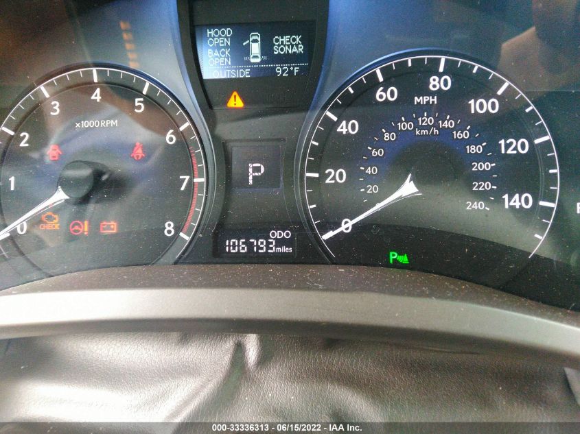 2013 LEXUS RX 350 350 2T2ZK1BA4DC103801