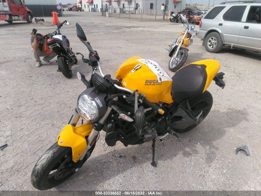 2018 DUCATI MONSTER 821 ZDMMACLS6JB003041