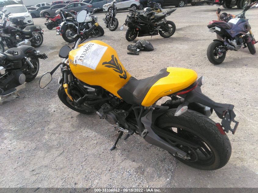 2018 DUCATI MONSTER 821 ZDMMACLS6JB003041