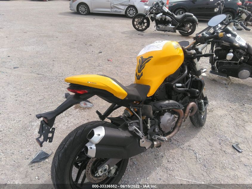 2018 DUCATI MONSTER 821 ZDMMACLS6JB003041