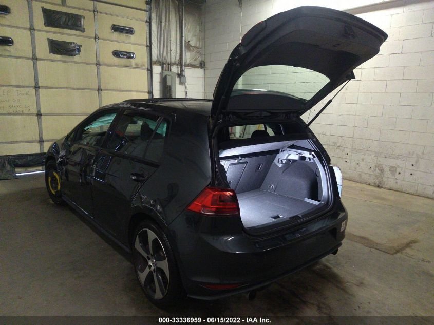 2017 VOLKSWAGEN GOLF GTI SPORT/SE/AUTOBAHN 3VW547AU7HM021597