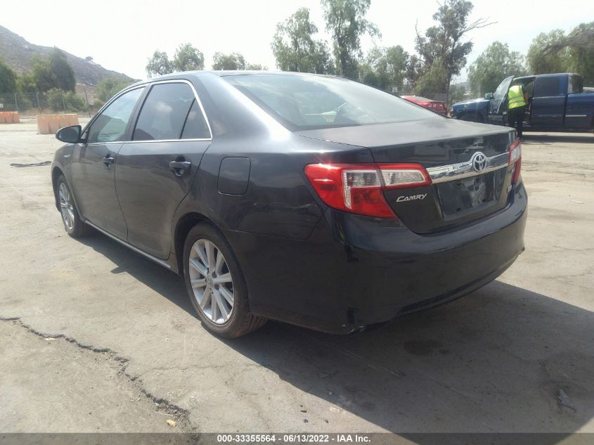 2013 TOYOTA CAMRY HYBRID LE/XLE - 4T1BD1FK5DU072608