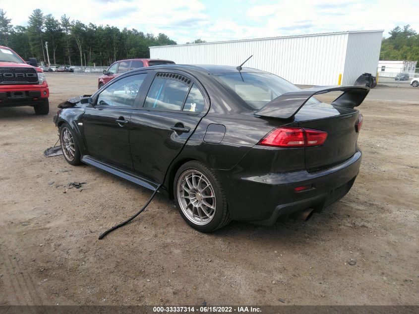 2013 MITSUBISHI LANCER EVOLUTION GSR JA32W8FV2DU023561