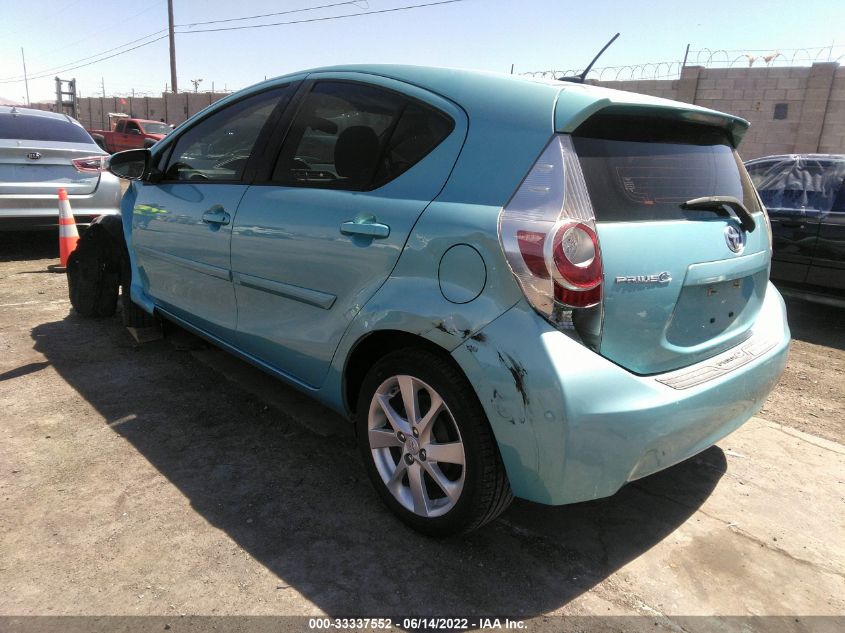 2013 TOYOTA PRIUS C ONE/TWO/THREE/FOUR JTDKDTB34D1057632