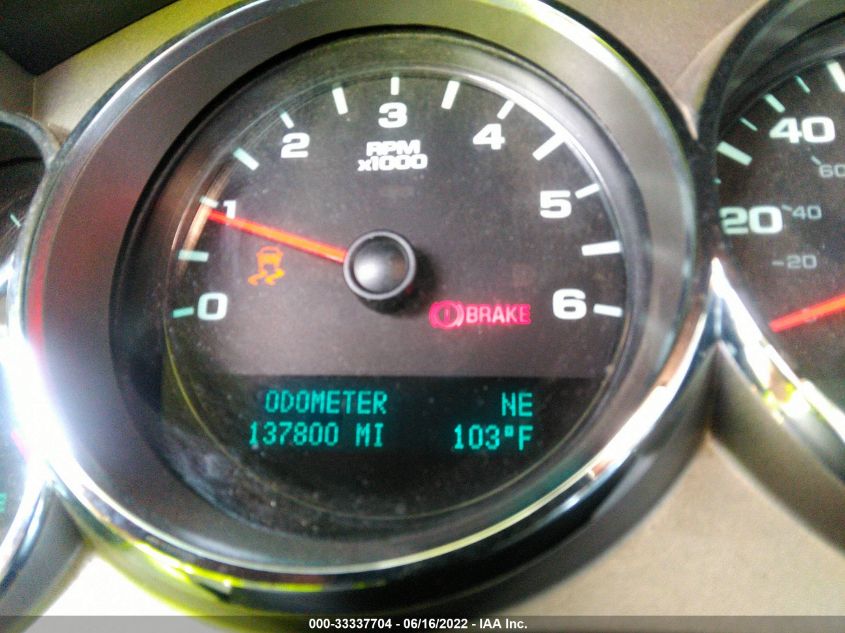 2013 CHEVROLET SILVERADO 2500HD LT 1GC2KXCB0DZ350738