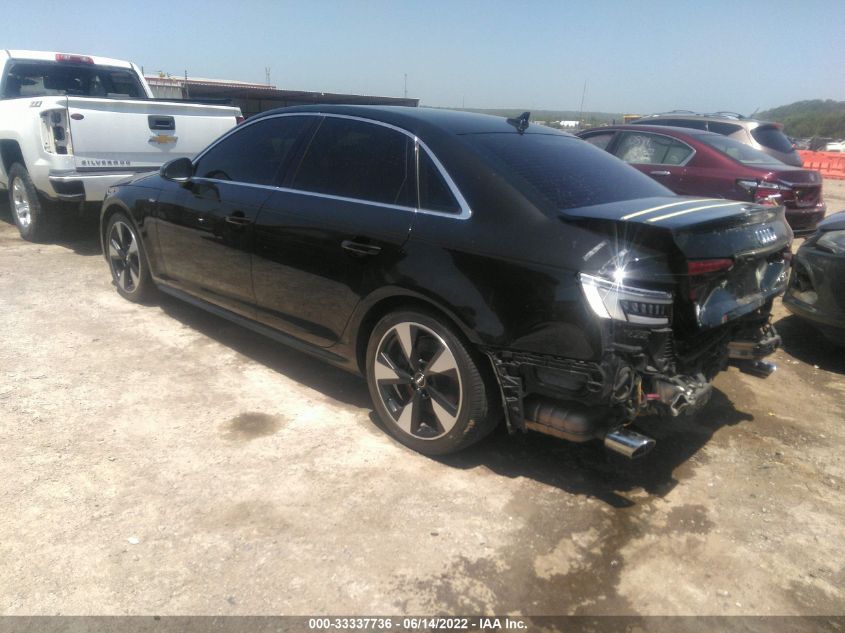 2017 AUDI A4 PREMIUM PLUS WAUENAF48HN017101