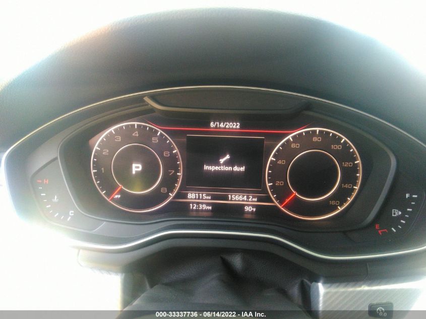 2017 AUDI A4 PREMIUM PLUS WAUENAF48HN017101