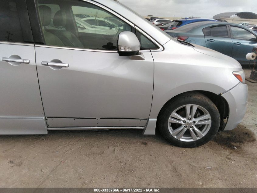 2013 NISSAN QUEST SL JN8AE2KP3D9063739