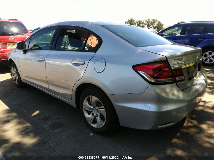 2013 HONDA CIVIC SDN LX 2HGFB2F53DH562433