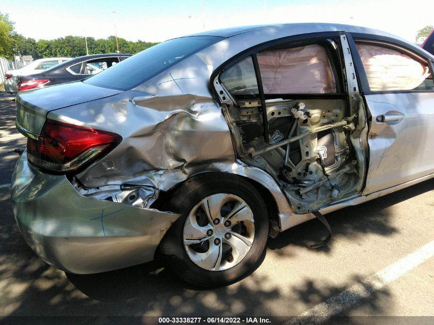 2013 HONDA CIVIC SDN LX 2HGFB2F53DH562433