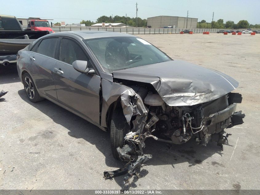 2021 HYUNDAI ELANTRA HYBRID LIMITED KMHLN4AJ4MU003801