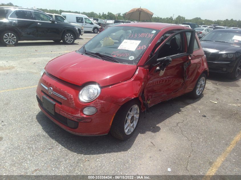 2013 FIAT 500 POP 3C3CFFAR0DT689563