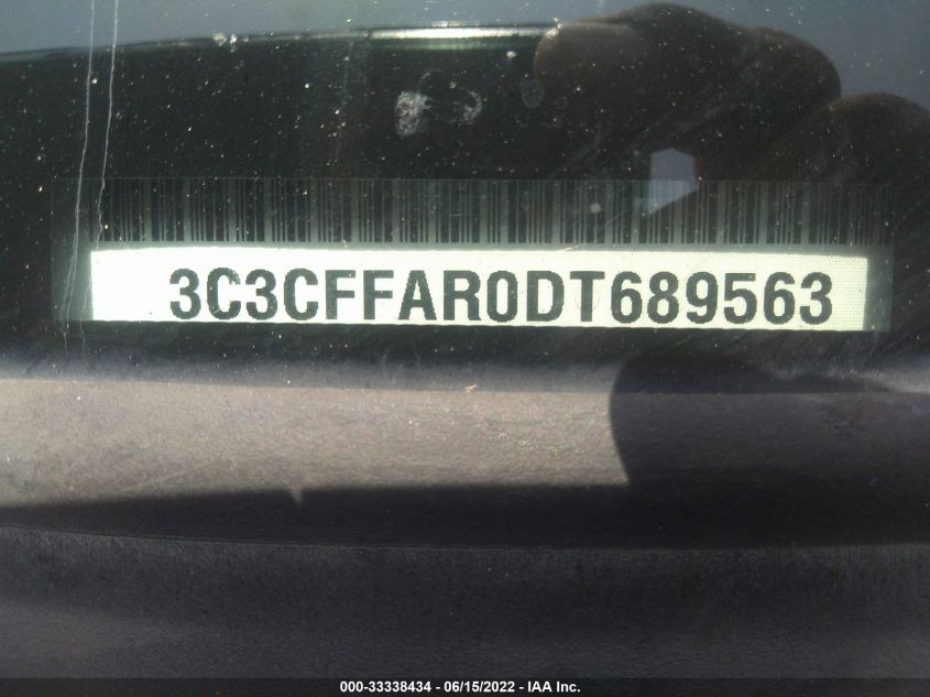 2013 FIAT 500 POP 3C3CFFAR0DT689563