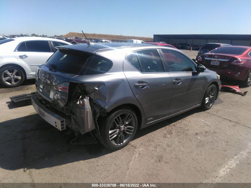 2013 LEXUS CT 200H 200 JTHKD5BH0D2132696