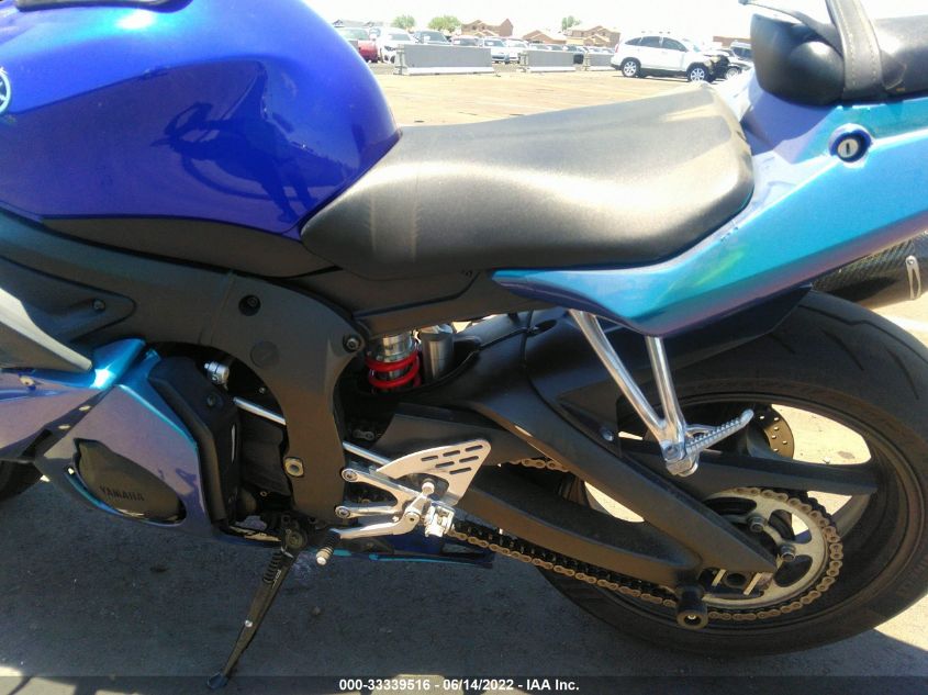 2006 YAMAHA YZFR6 L JYARJ06E66A032604